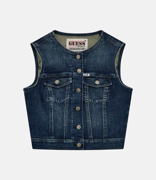 Slim fit denim top