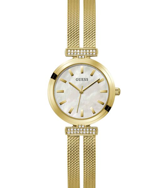 Gold-tone Mesh Analog Watch