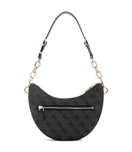 Orlina logo top zip shoulder bag