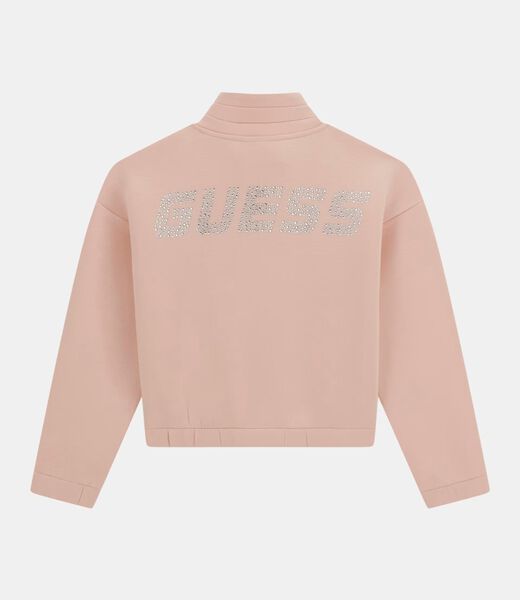 Zip-up scuba sweatshirt