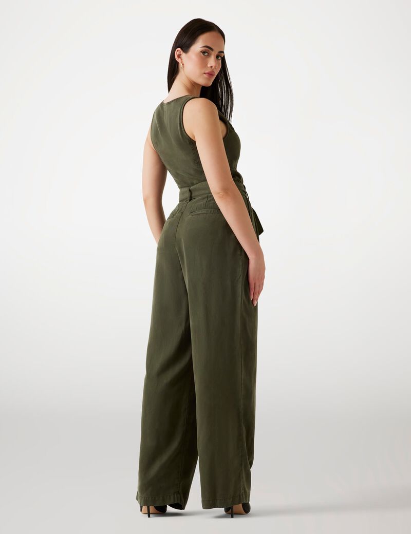Twill jumpsuit