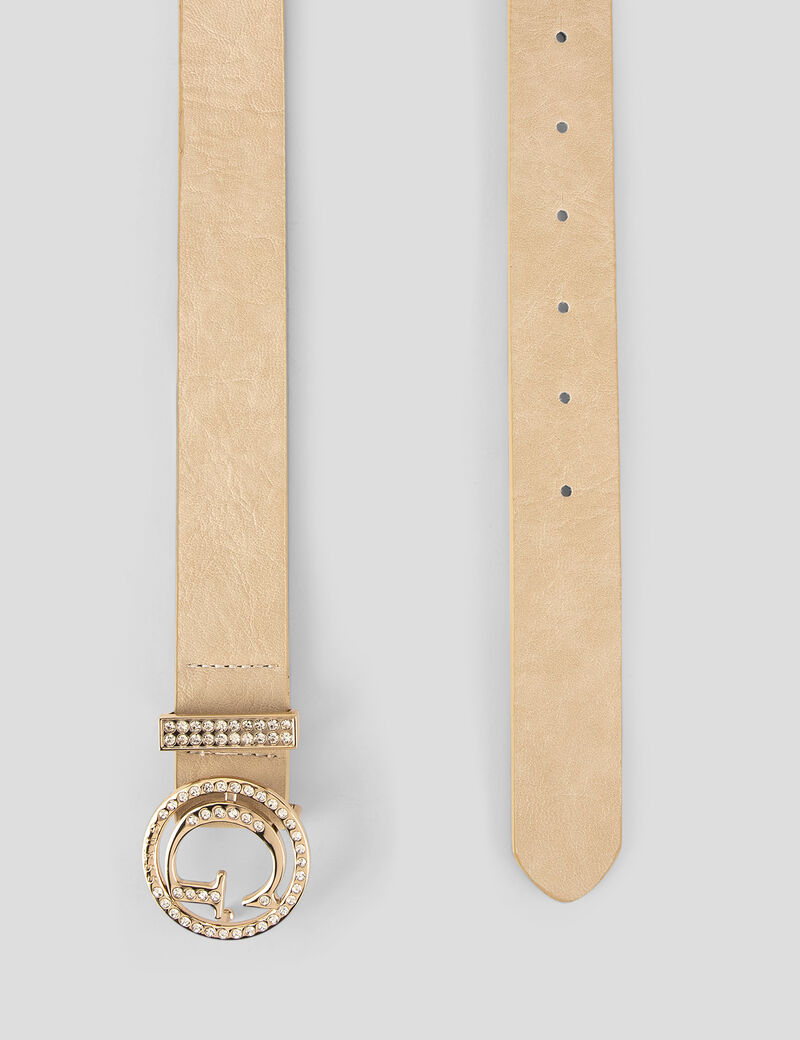guess strass buckle belt