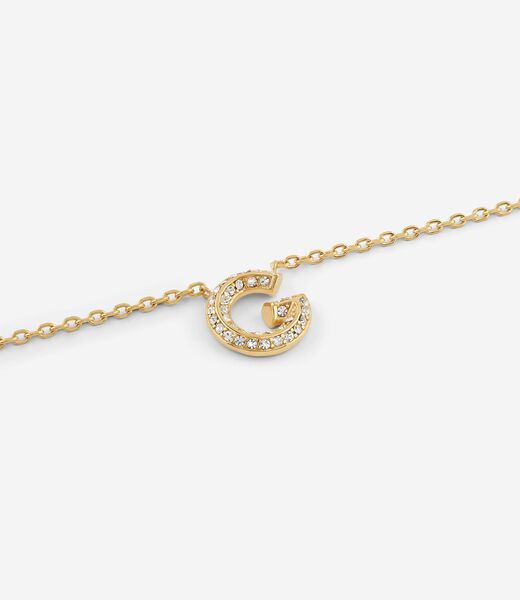 G crystal necklace