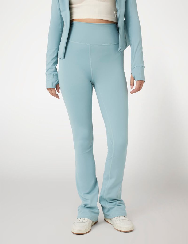 High rise flare legging