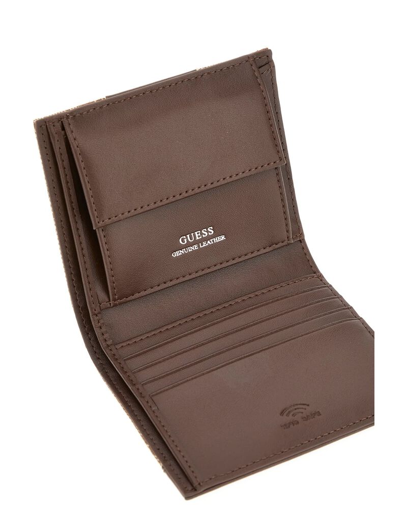 Madrid 4G logo print wallet