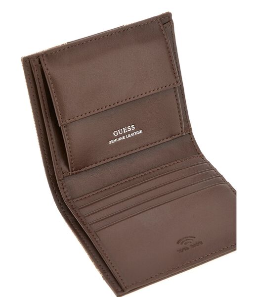 Madrid 4G logo print wallet