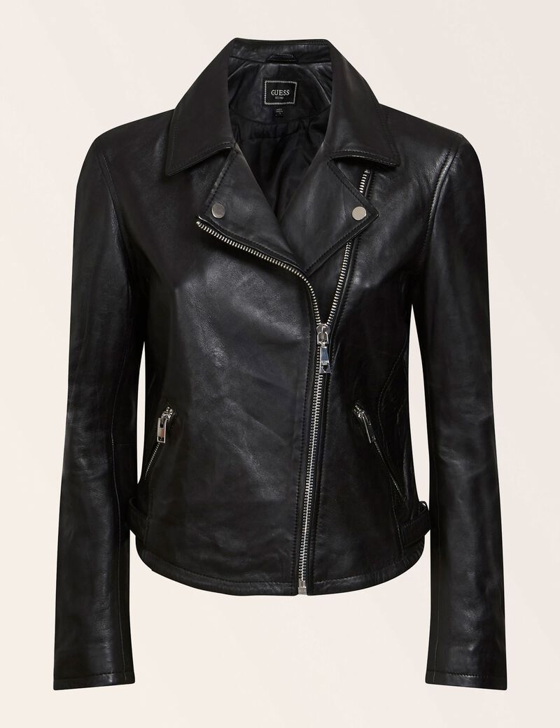 Es Real Leather Moto Jacket