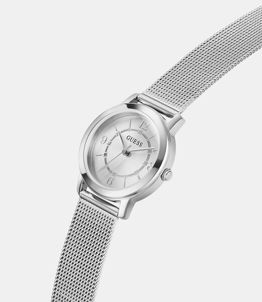 Stainless steel analogue watch