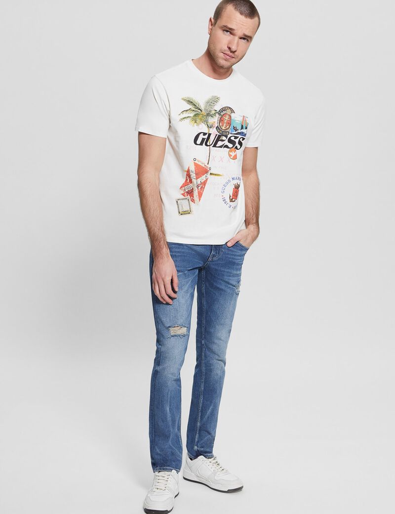 Collage print t-shirt