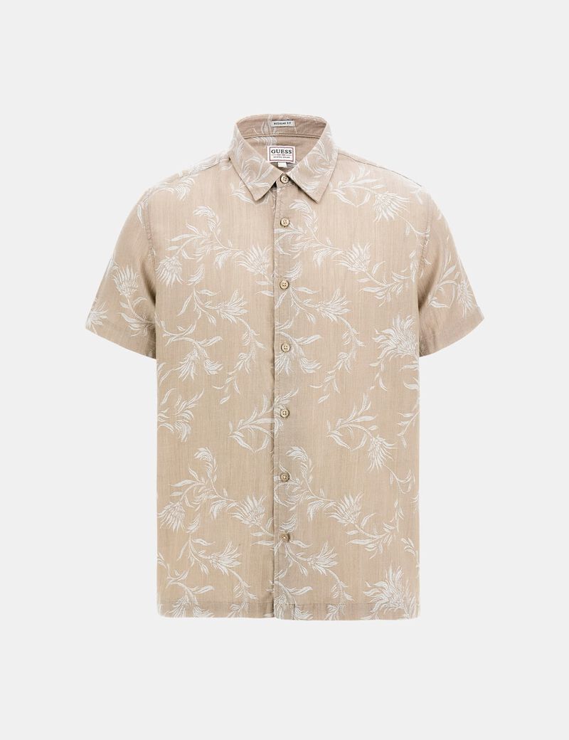 Jacquard Lyocell-blend shirt