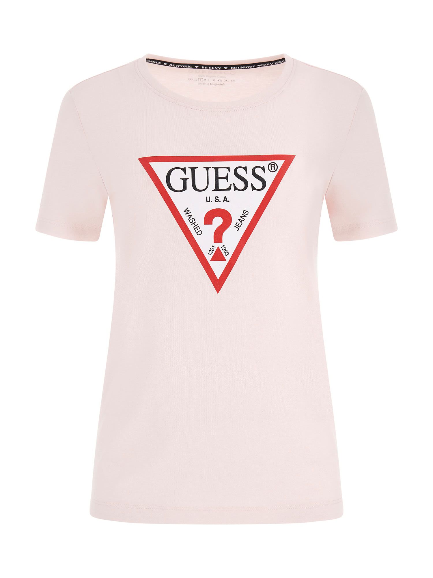 Shop GUESS Online Triangle Logo T Shirt