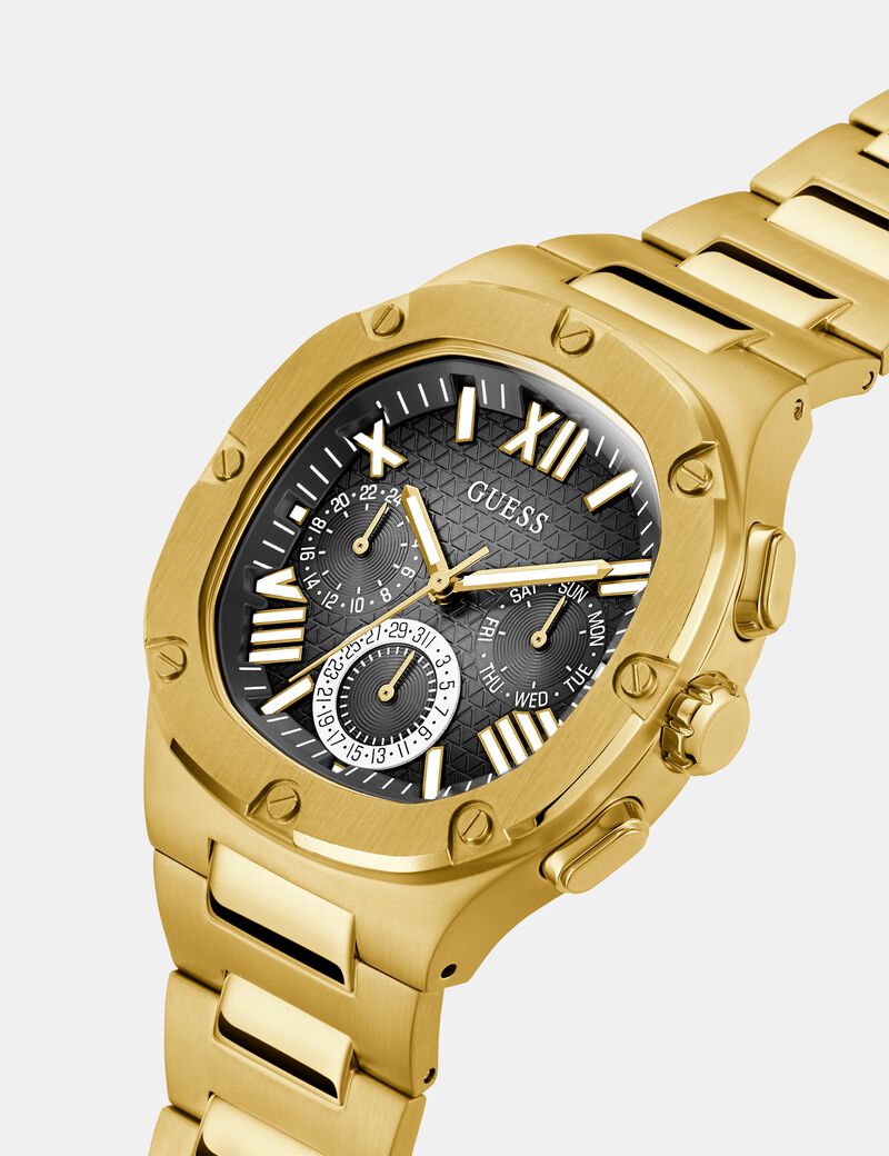 Multi-function steel watch