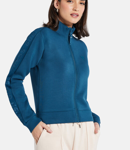 Front zip sweatshirt