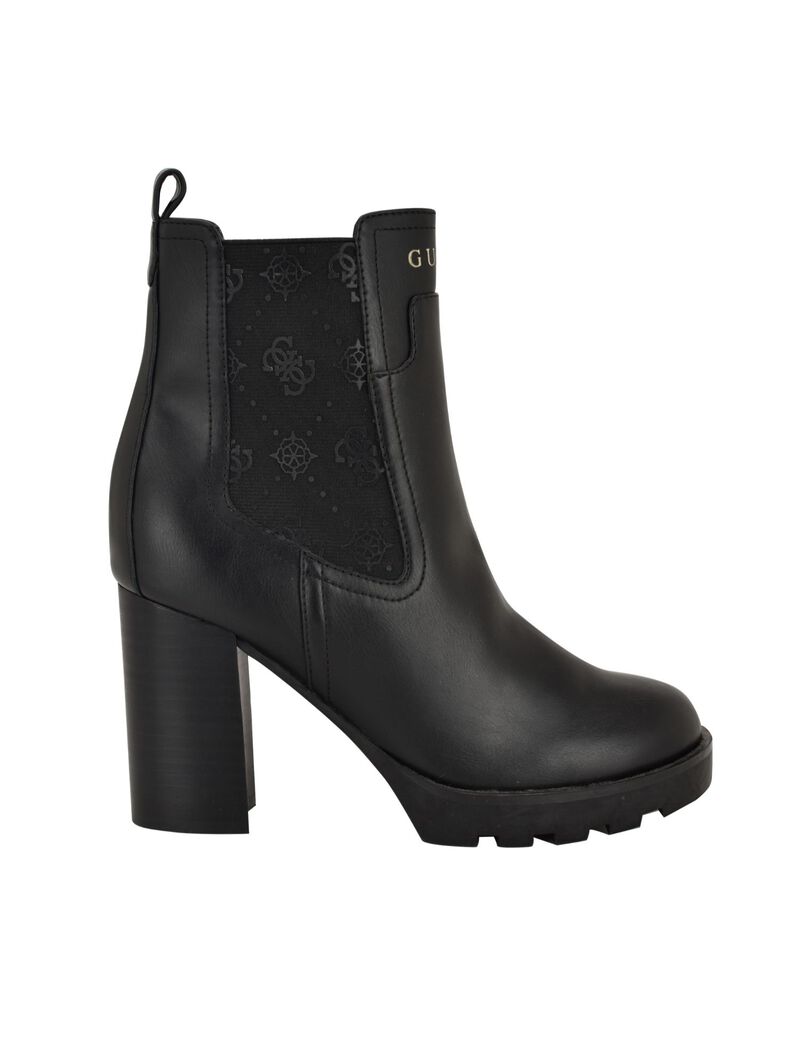 Nealle black slide boots