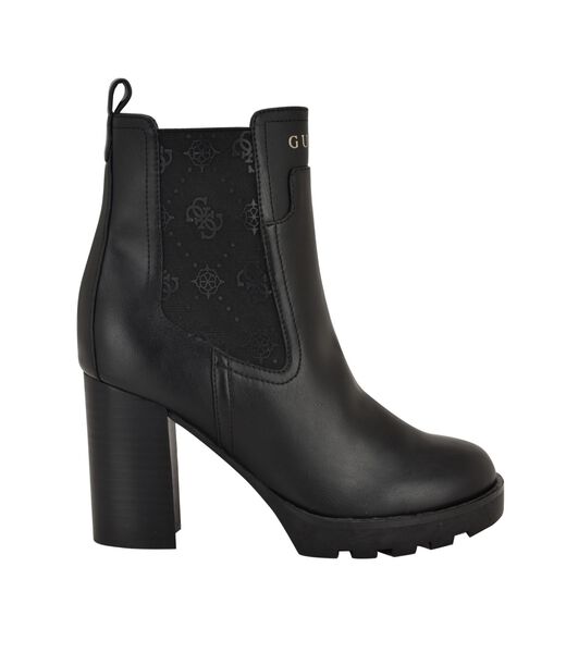 Nealle black slide boots