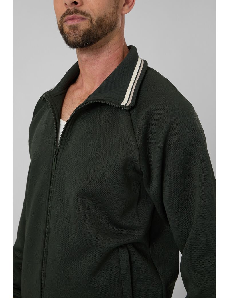 guess full zip sweatshirt