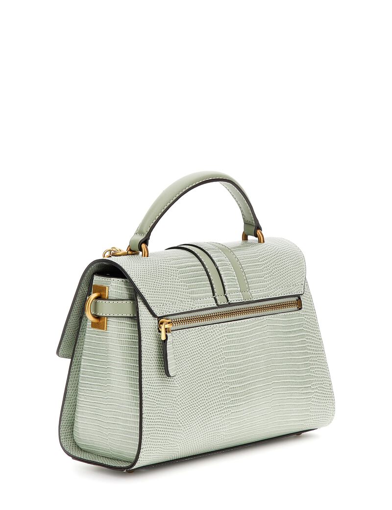 Ginevra python-print mini handbag