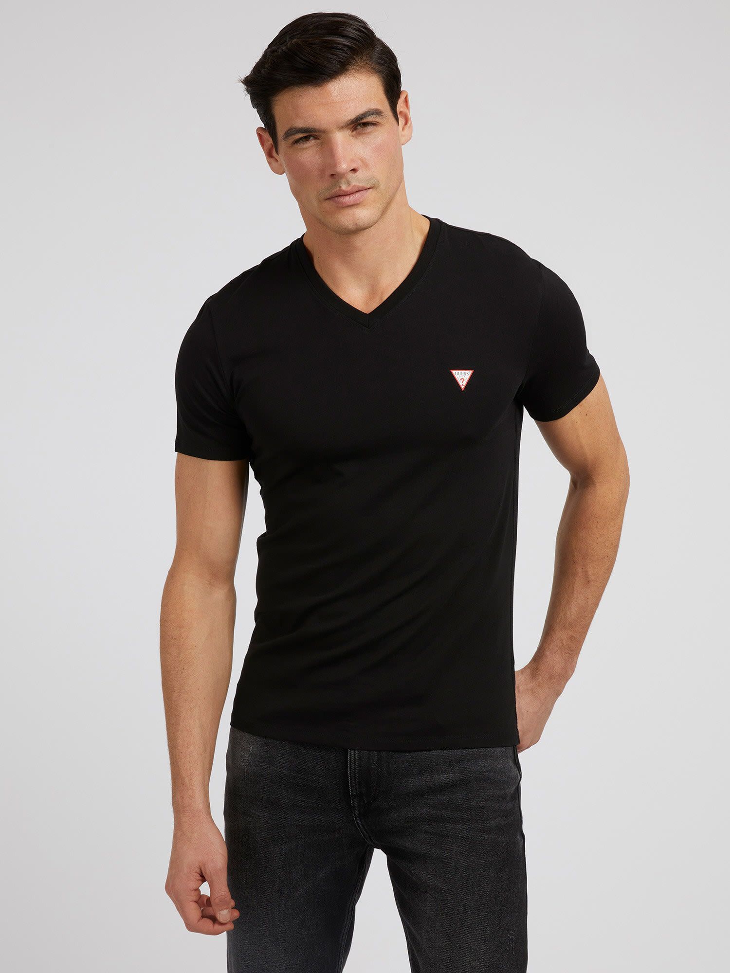 Shop GUESS Online V Neck T Shirt