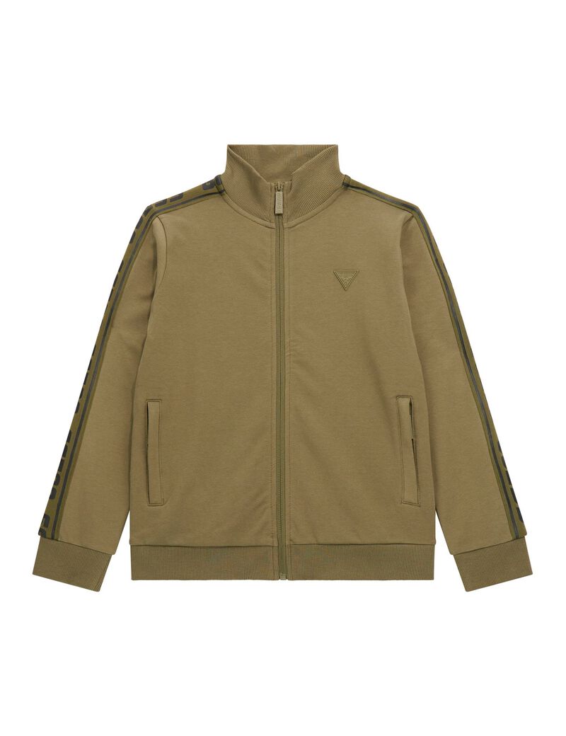 Zip fastening sweatshirt