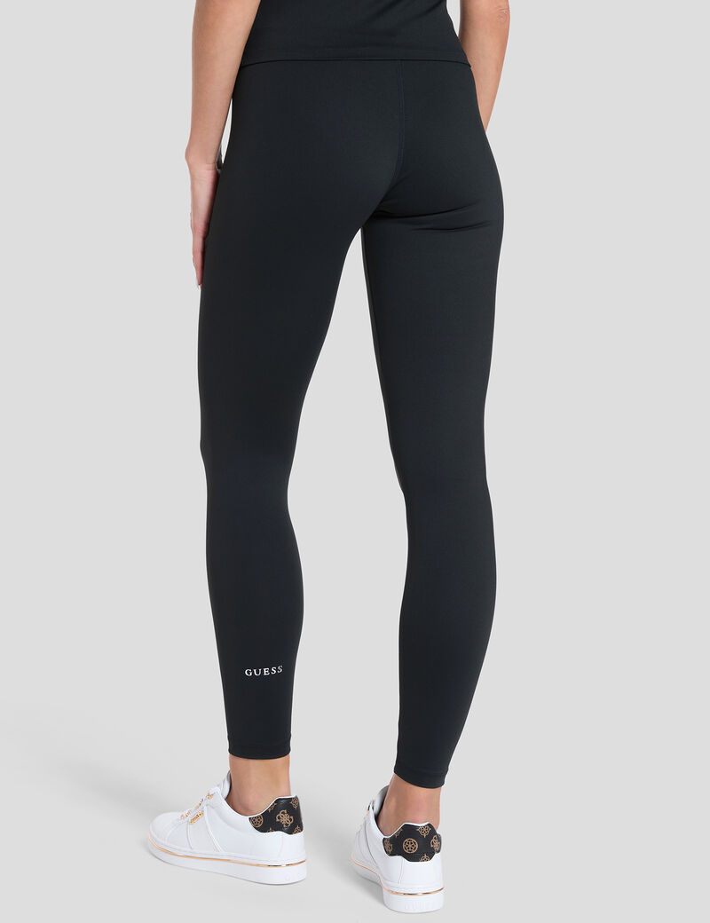 guess printed logo leggings