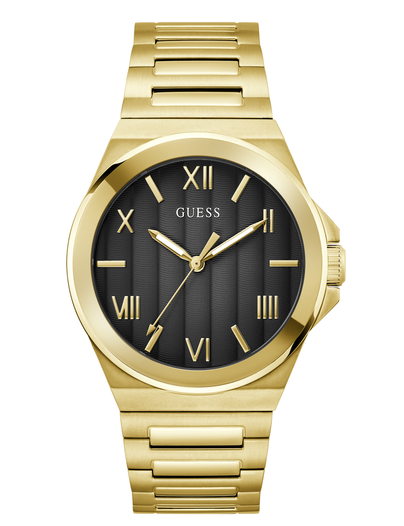 Mens Gold Tone Analog Watch