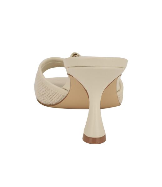 Dista Buckled Logo Kitten Heels