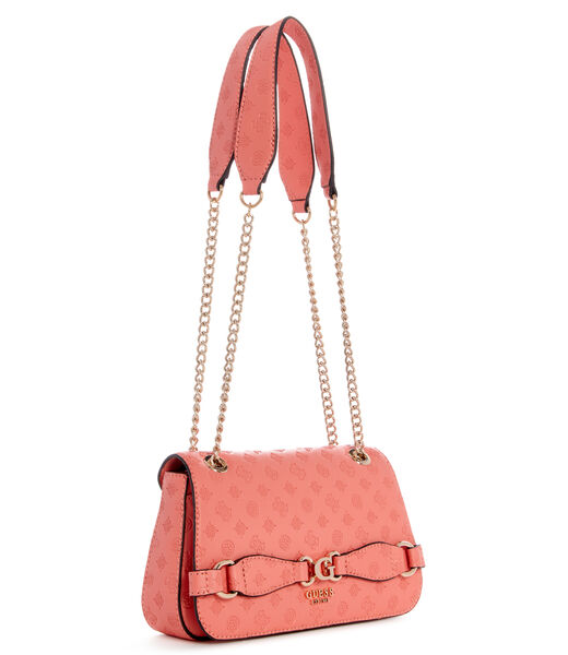 Arlena logo convertible crossbody flap