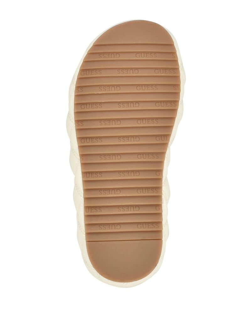 Longo Quilted Flatform Slides