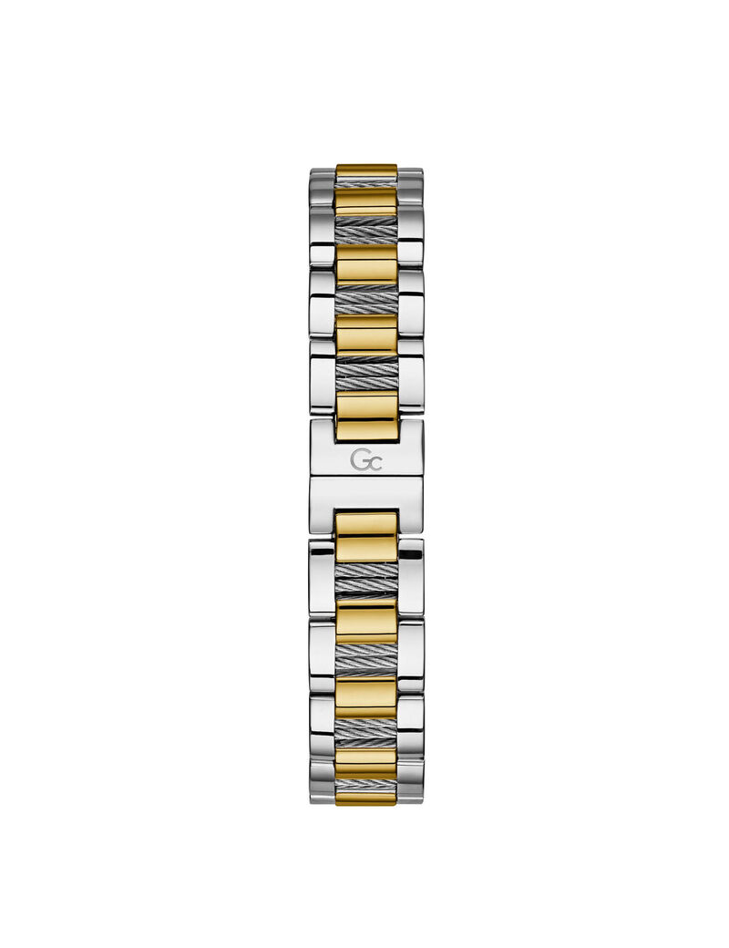 Gc Silver And Gold Ladies Cabletwist Watch