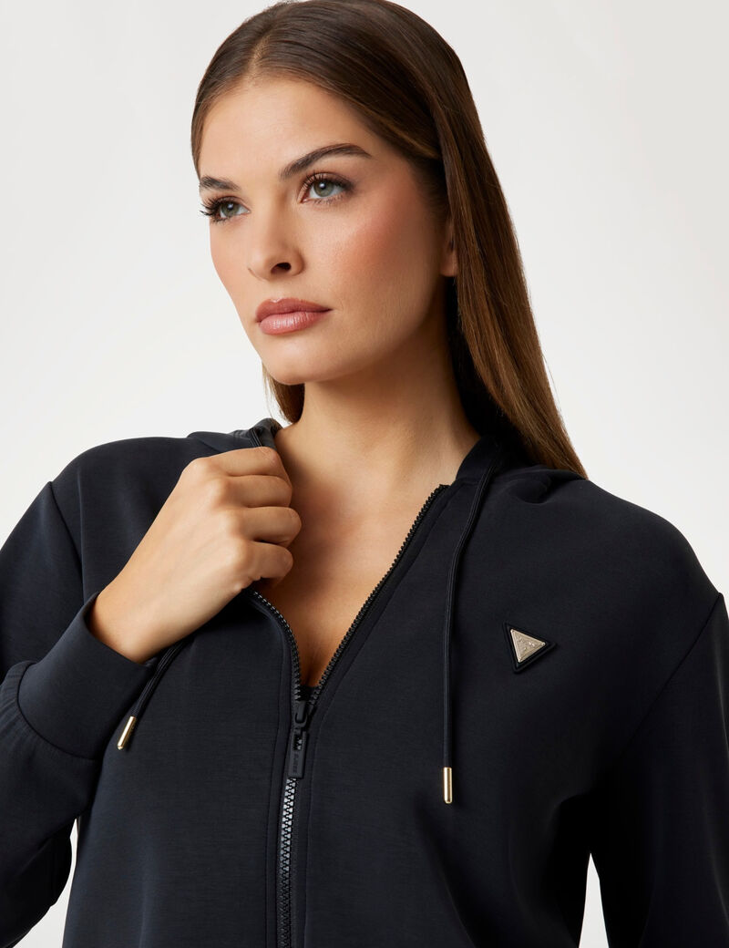 guess full zip scuba hoodie