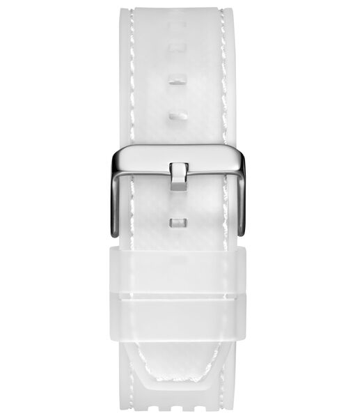Clear Quartz Analog Silicone Watch