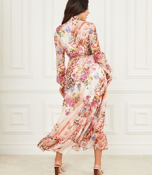 Marciano Silk Long Dress