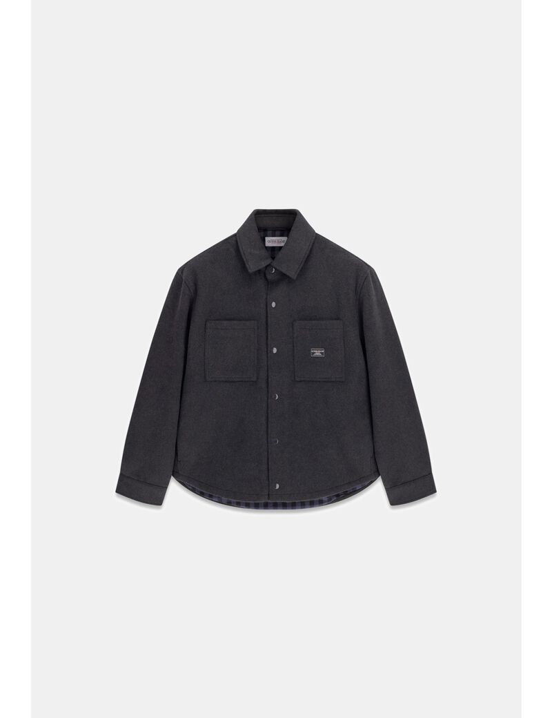 guess padded wool jacket