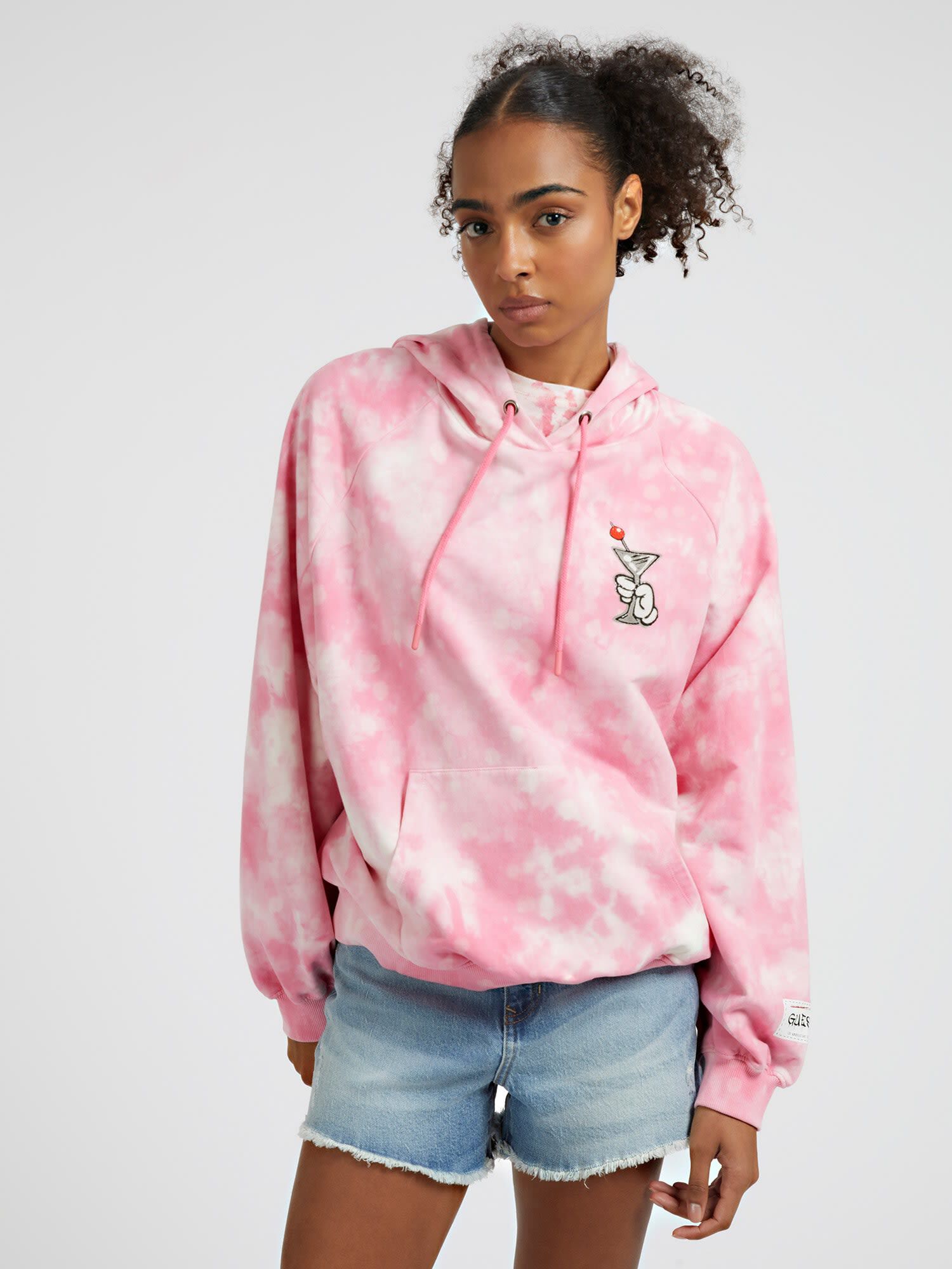 Guess tie dye sweatshirt discount