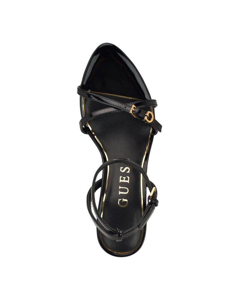 Strappy open toe G hardware dress sandal