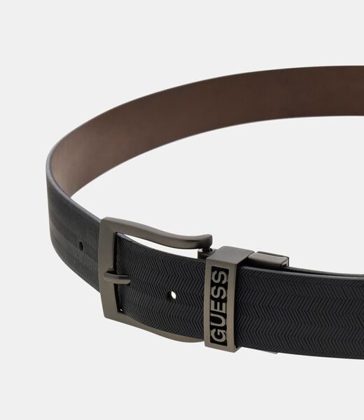 Leather belt