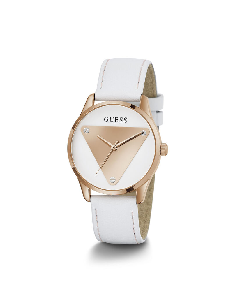Rose-Gold Logo Analog Watch