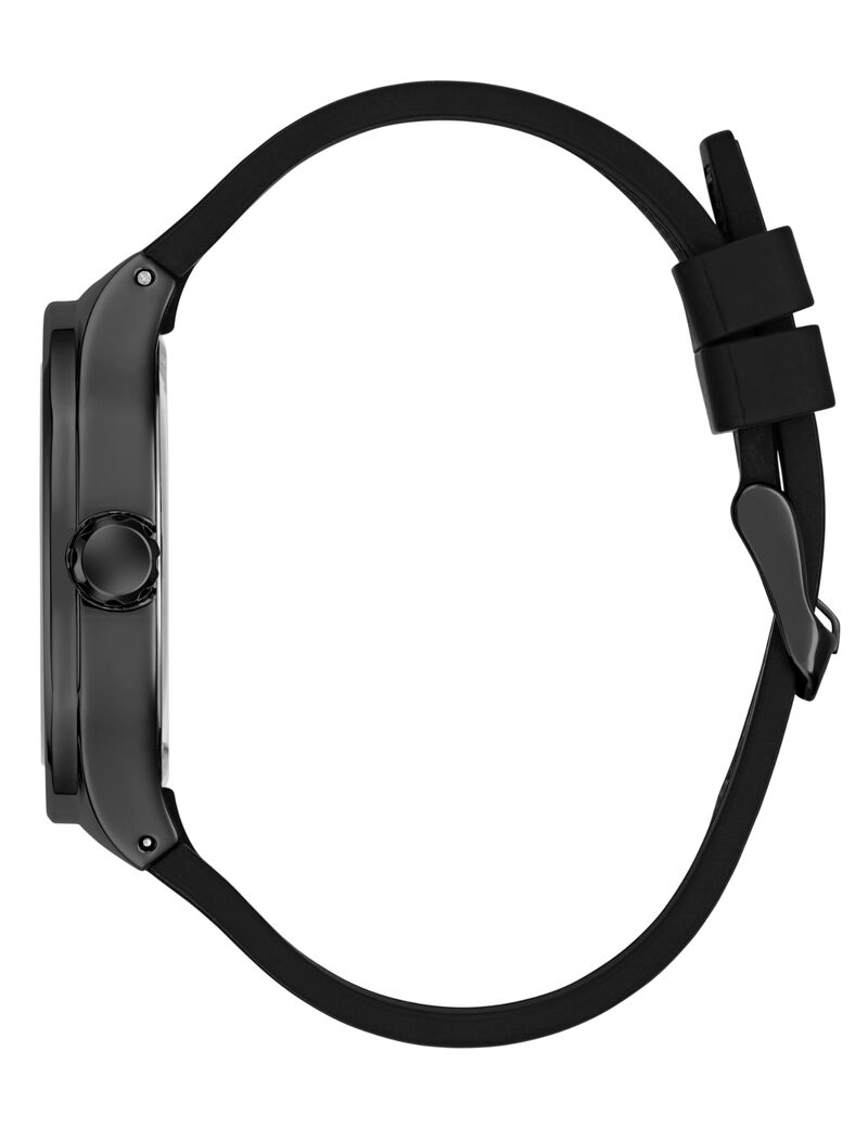 Mens Black/Gunmetal/Grey Square Analog Watch