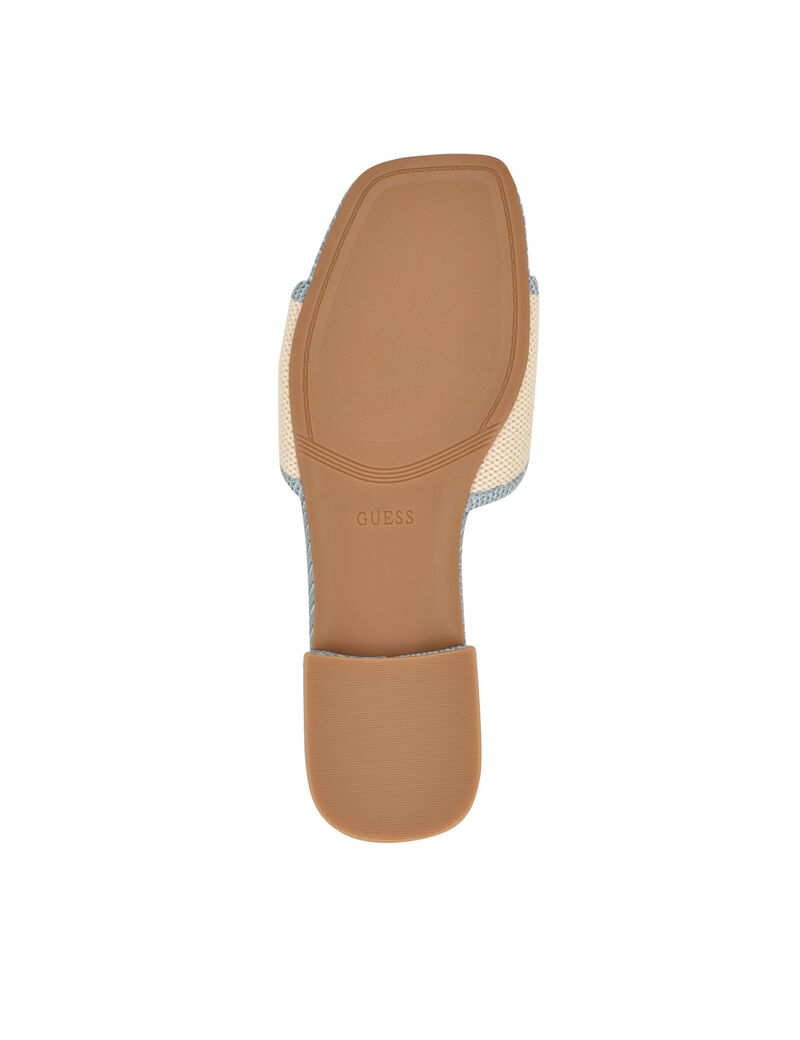 Tampa natural flat sandals