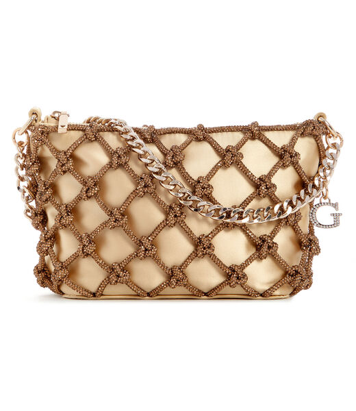 Zalina top zip shoulder bag