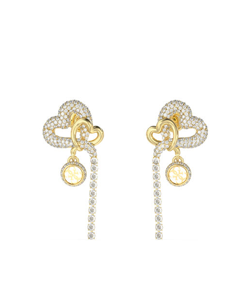 48mm pave hearts pendants