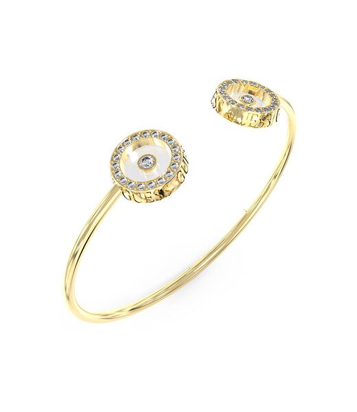 Pave Circle Flexi Bangle