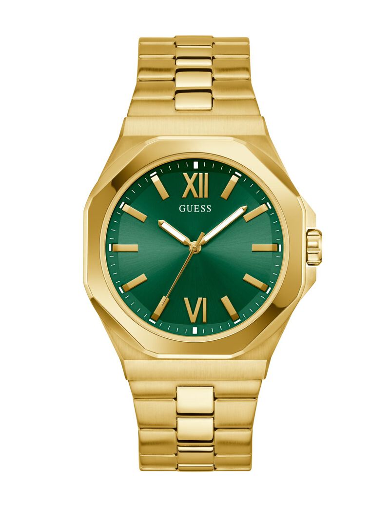 Mens Gold Tone Analog Watch