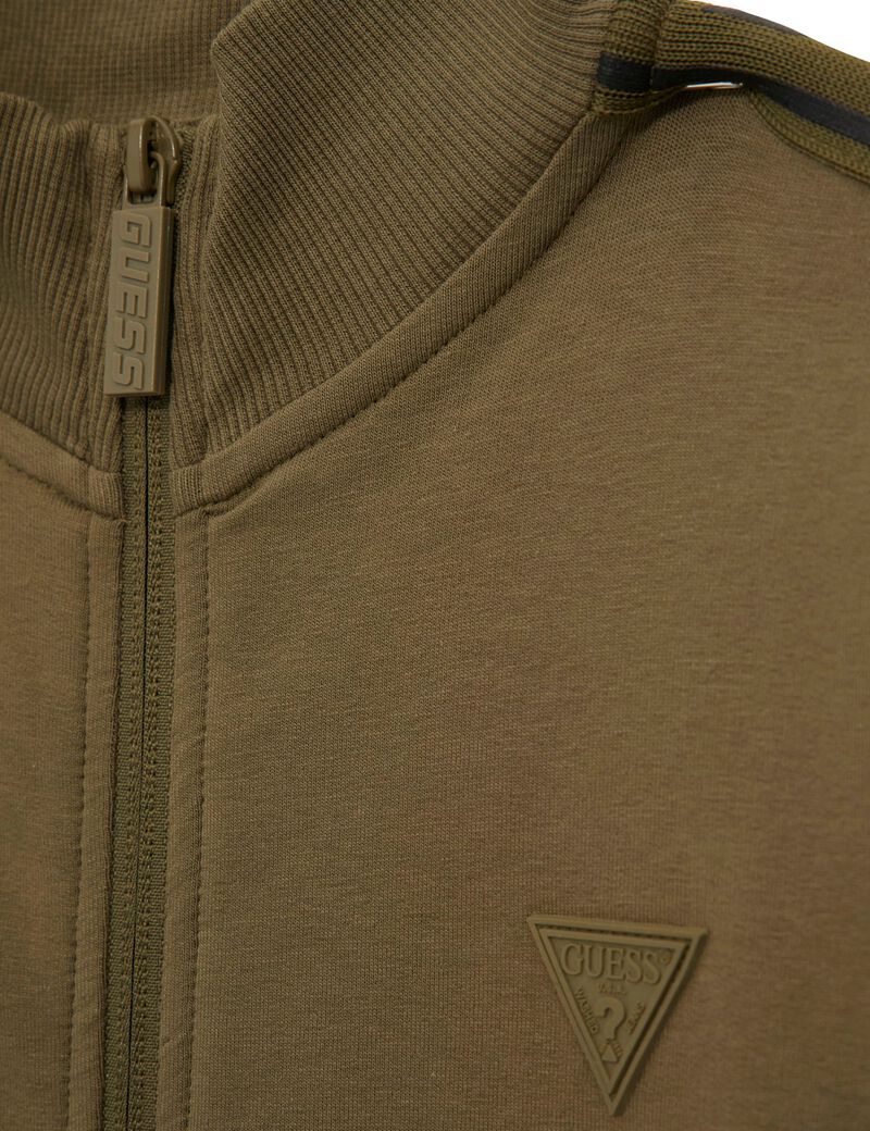 Zip fastening sweatshirt