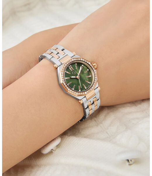 Gc Gleam metal dual tone watch