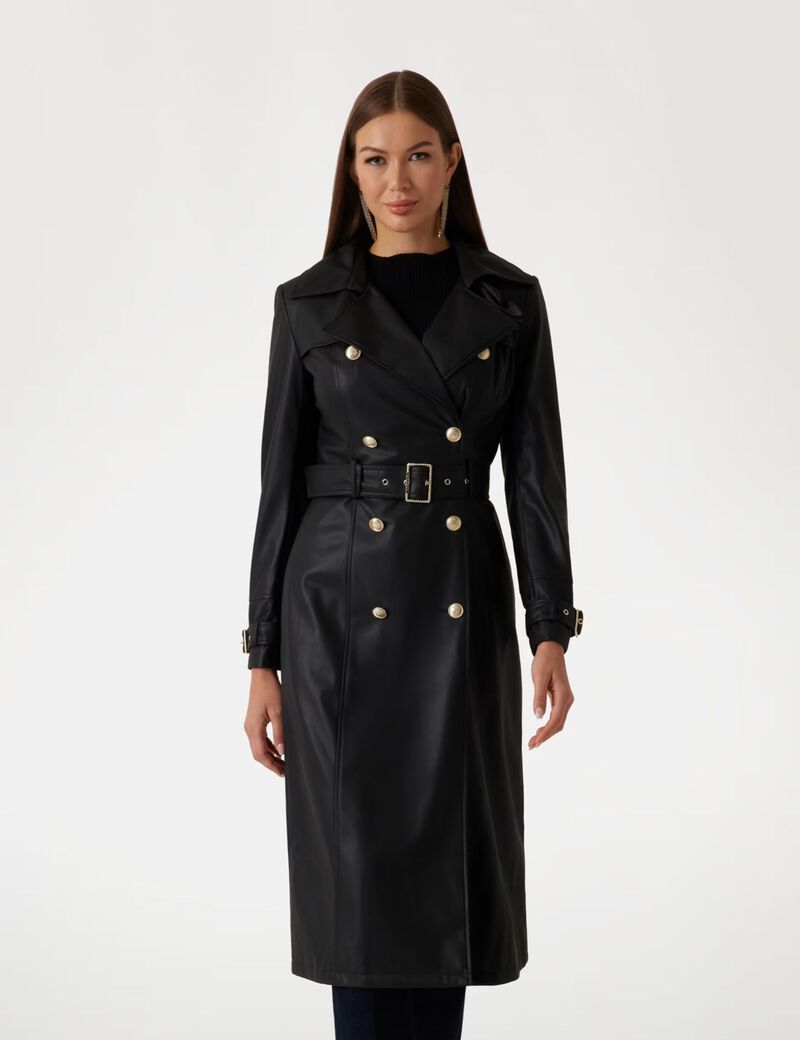 Marciano double-breasted trench coat
