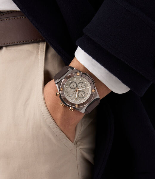 Gc IdolSport chrono silicone watch