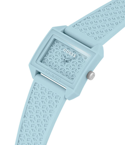 Lt Blue Sustainable Nylon Cs Sun Lt Blue Dl Lt Blue Logo Silicone Strp
