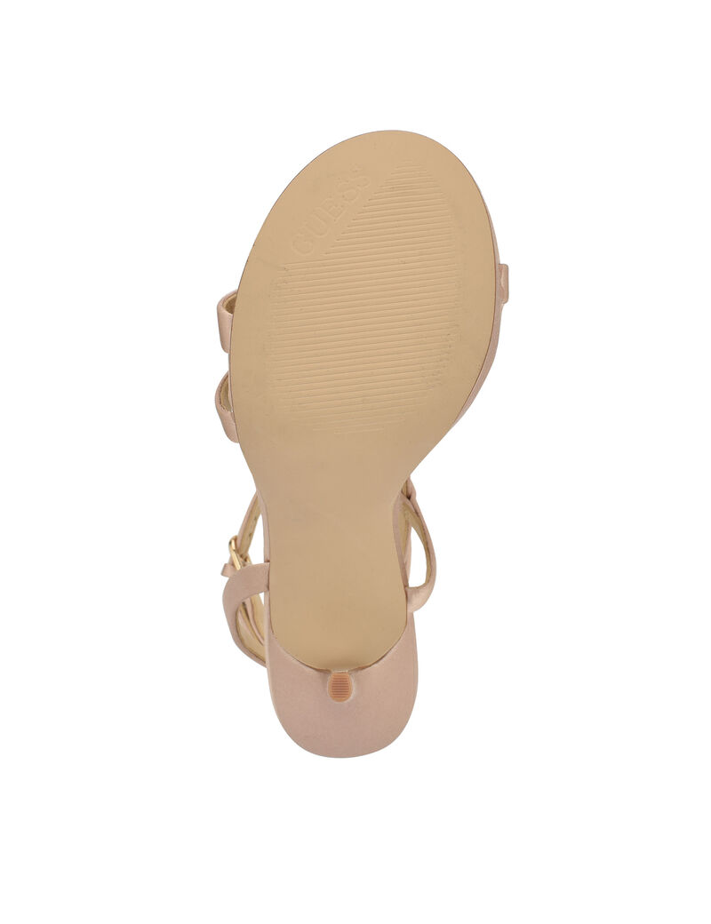 Lucier satin single sole sandals
