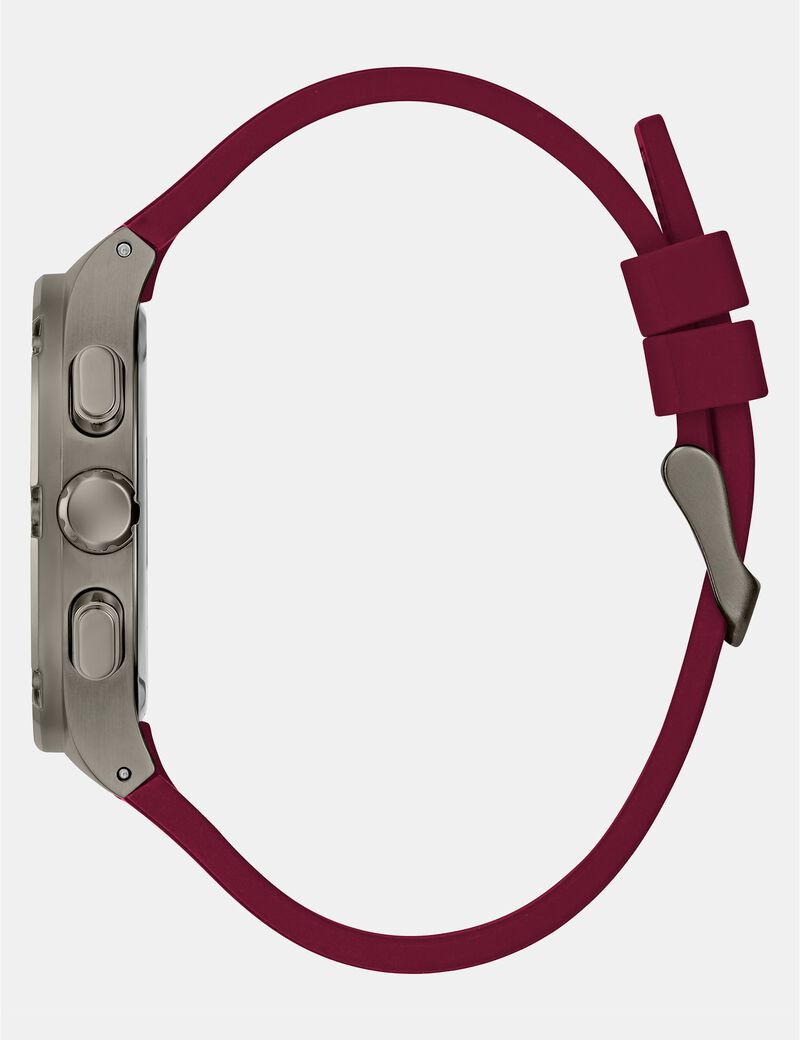 Multi-function silicone watch